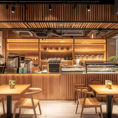 MOB Menuiserie Agencement Design à Orange dans le Vaucluse - Agencement sur mesure pour les professionnels - Restaurants