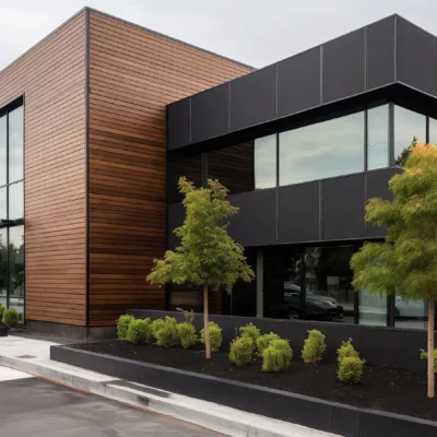 MOB Menuiserie Agencement Design à Orange dans le Vaucluse - Bardage sur mesure pour les professionnels