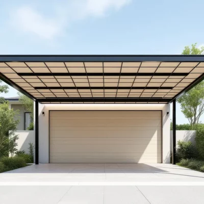 MOB Menuiserie Agencement Design à Orange dans le Vaucluse - Car port sur mesure