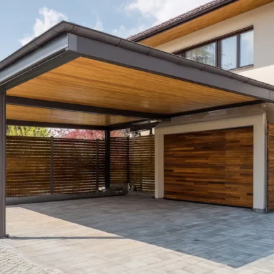 MOB Menuiserie Agencement Design à Orange dans le Vaucluse - Car port sur mesure