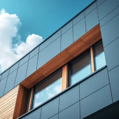 MOB Menuiserie Agencement Design à Orange dans le Vaucluse - Habillage de façade sur mesure pour les professionnels