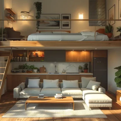 MOB Menuiserie Agencement Design à Orange dans le Vaucluse - Mezzanine sur mesure