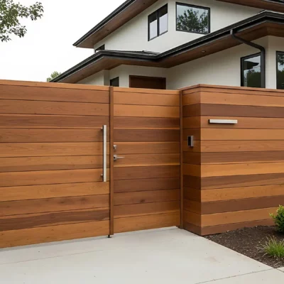 MOB Menuiserie Agencement Design à Orange dans le Vaucluse - Portail sur mesure