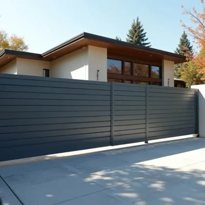 MOB Menuiserie Agencement Design à Orange dans le Vaucluse - Portail sur mesure