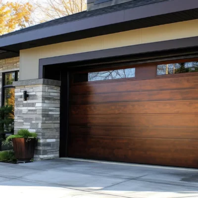 MOB Menuiserie Agencement Design à Orange dans le Vaucluse - Porte de garage sur mesure